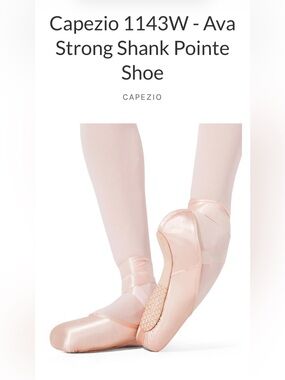 Capezio Ava Pointe Shoes - Hard Shank size 8.5N